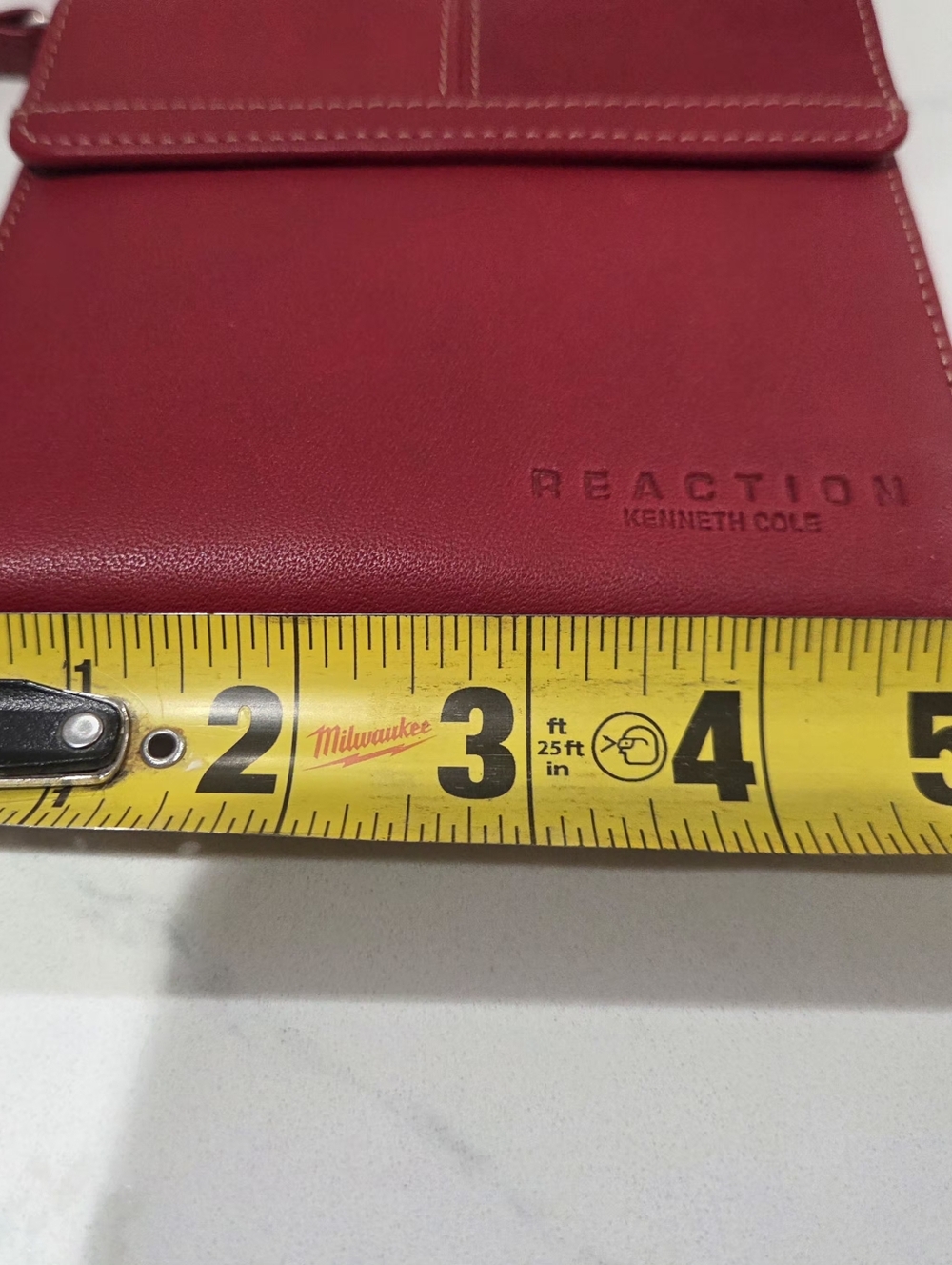 Kenneth Cole Reaction cranberry red crossbody bag - Picture 9 of 11